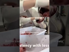 Machine manuelle commerciale de la saucisse 7L d'acier inoxydable